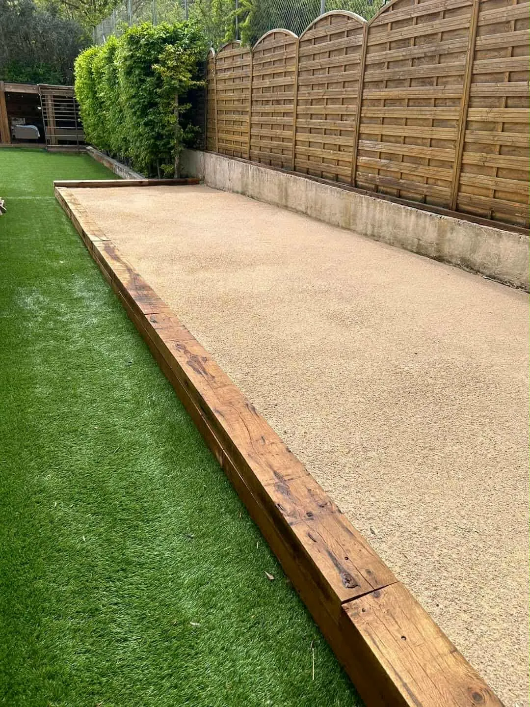 Terrain de boule image